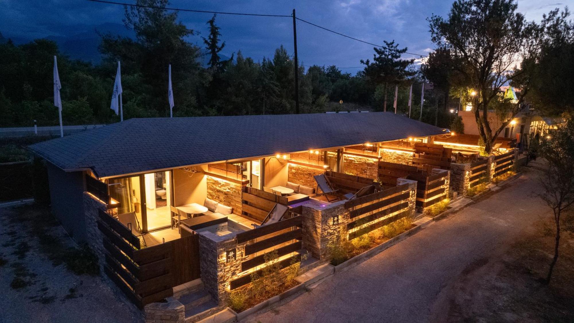 Sylvia Camping & Luxury Suites, Panel Hospitality Homes & Villas Літохоро Екстер'єр фото