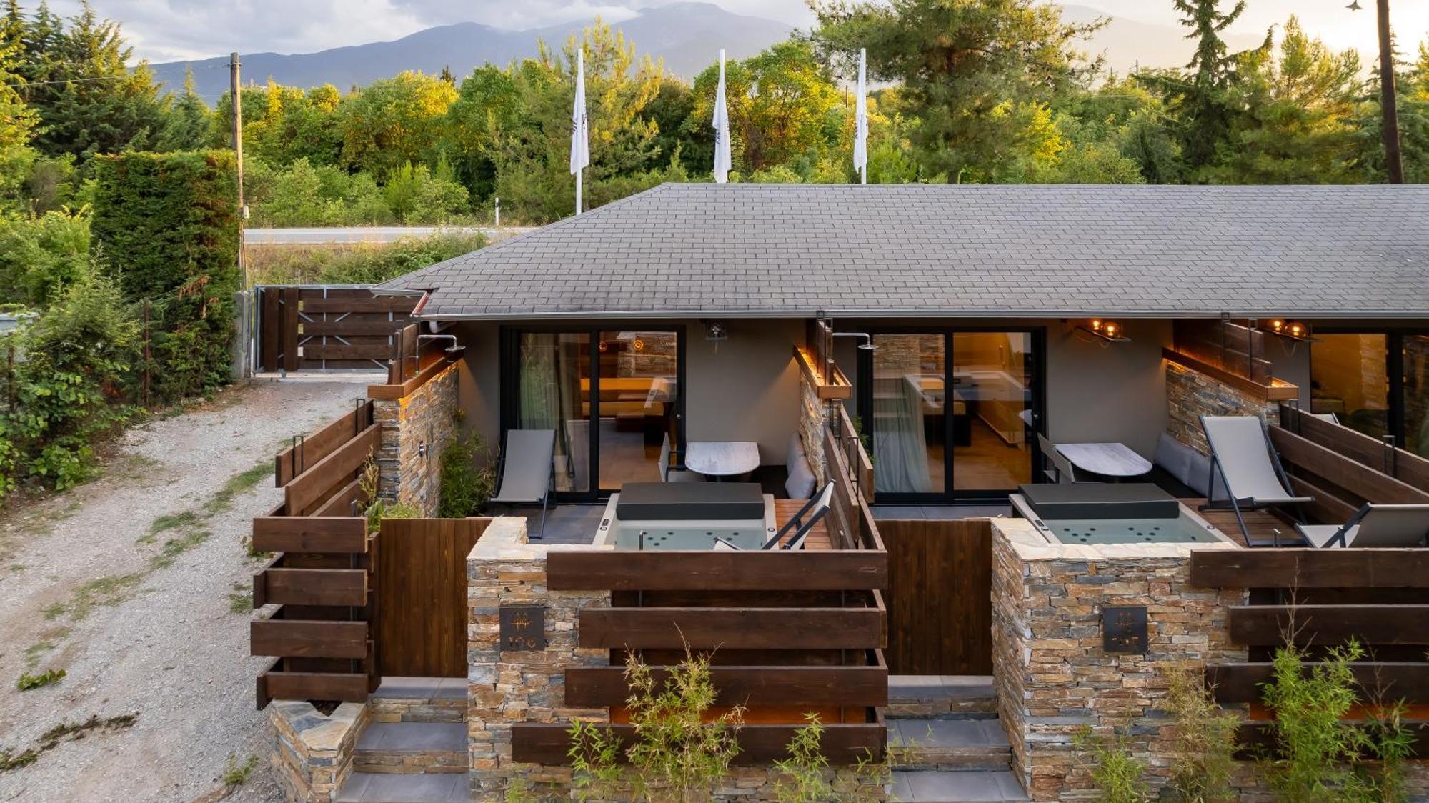 Sylvia Camping & Luxury Suites, Panel Hospitality Homes & Villas Літохоро Екстер'єр фото
