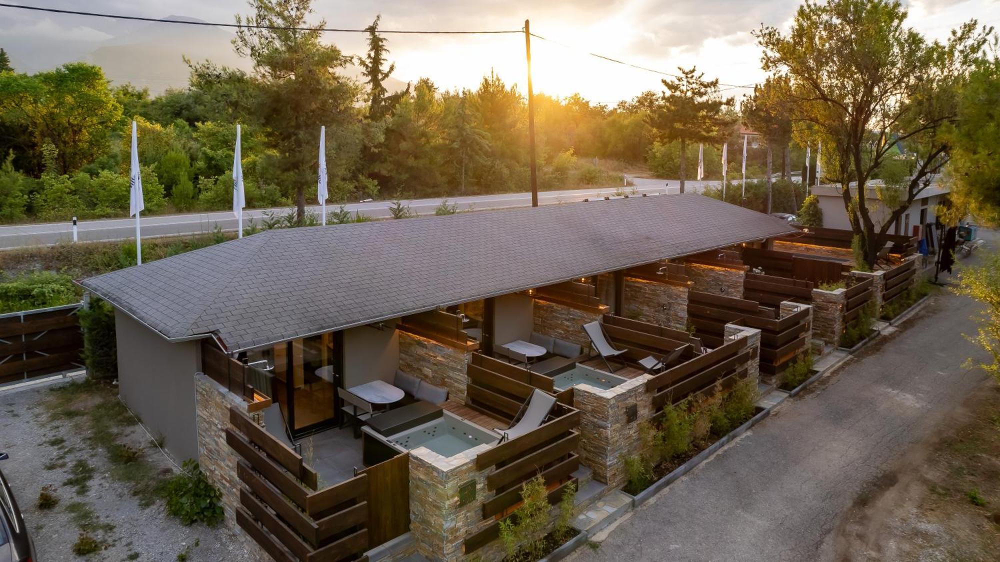 Sylvia Camping & Luxury Suites, Panel Hospitality Homes & Villas Літохоро Екстер'єр фото