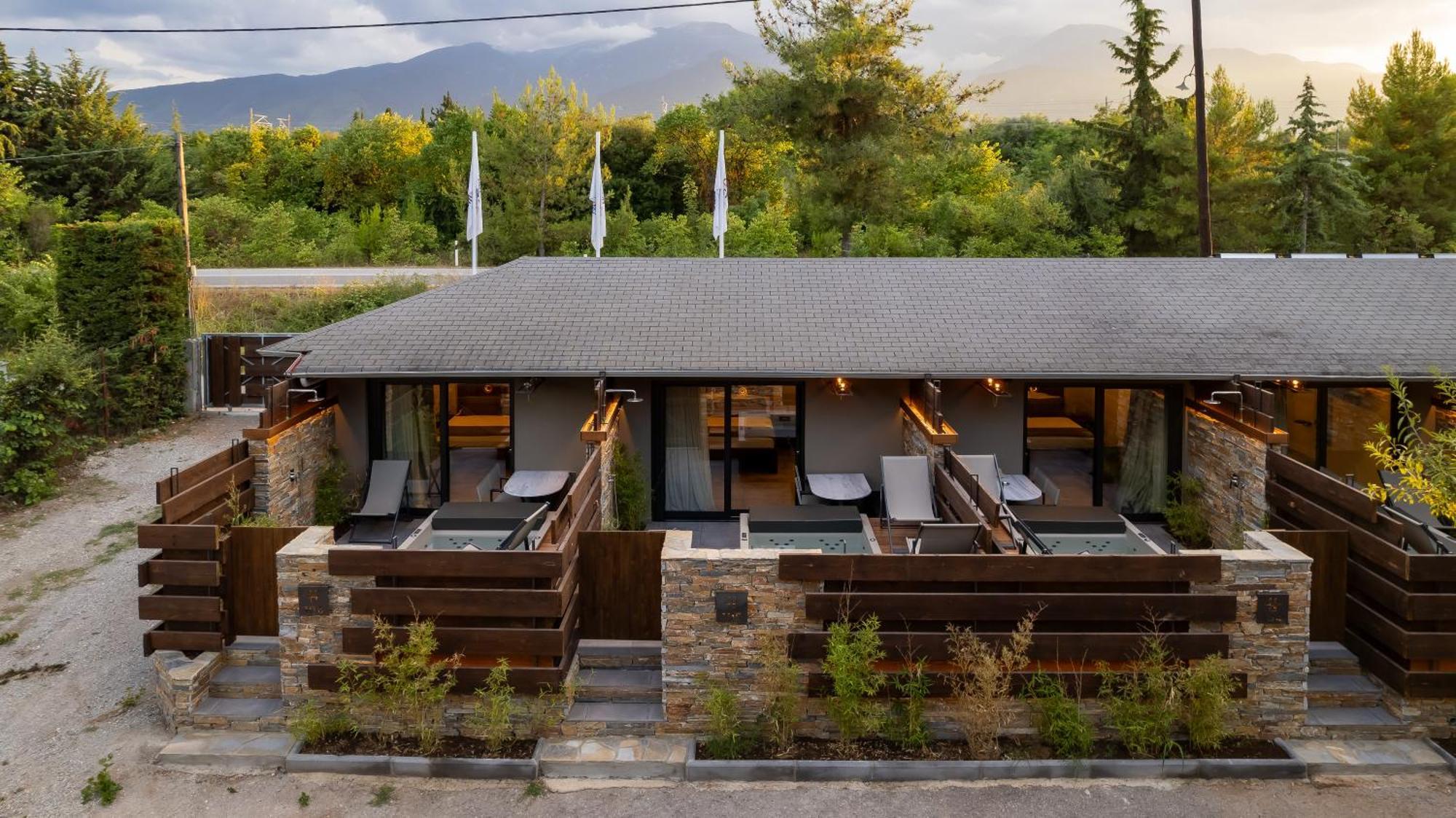 Sylvia Camping & Luxury Suites, Panel Hospitality Homes & Villas Літохоро Екстер'єр фото